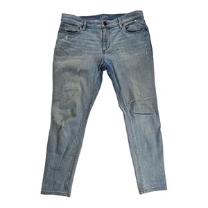 Loft Relaxed Skinny Light Blue Jeans Sz 29/8P